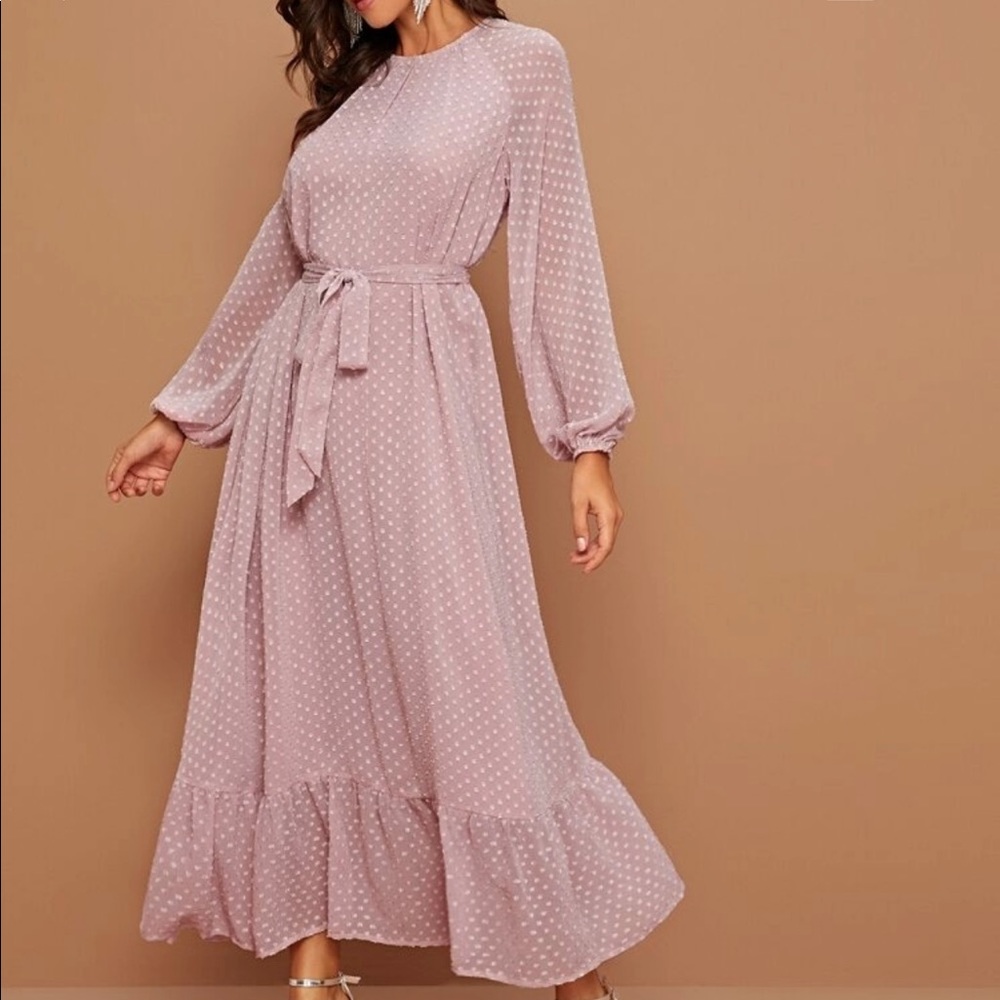 • NEW Lavender/Blush Maxi Dress •